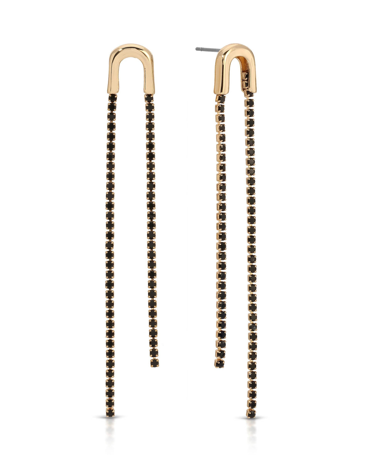 Double Chain Drop Earrings