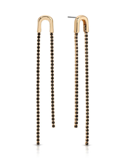 Double Chain Drop Earrings
