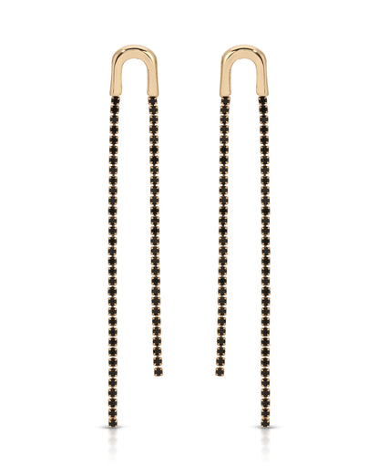 Double Chain Drop Earrings