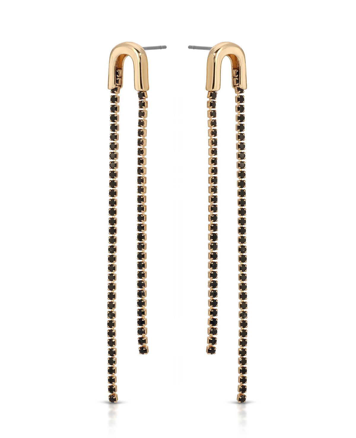 Double Chain Drop Earrings