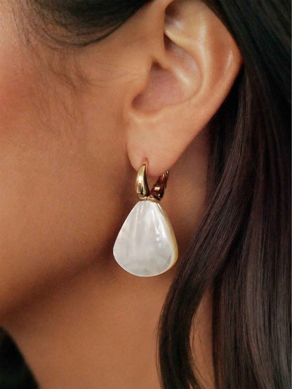 Sun-Kissed Pearl Earrings