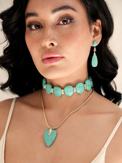 Turquoise Solstice Drop Earrings