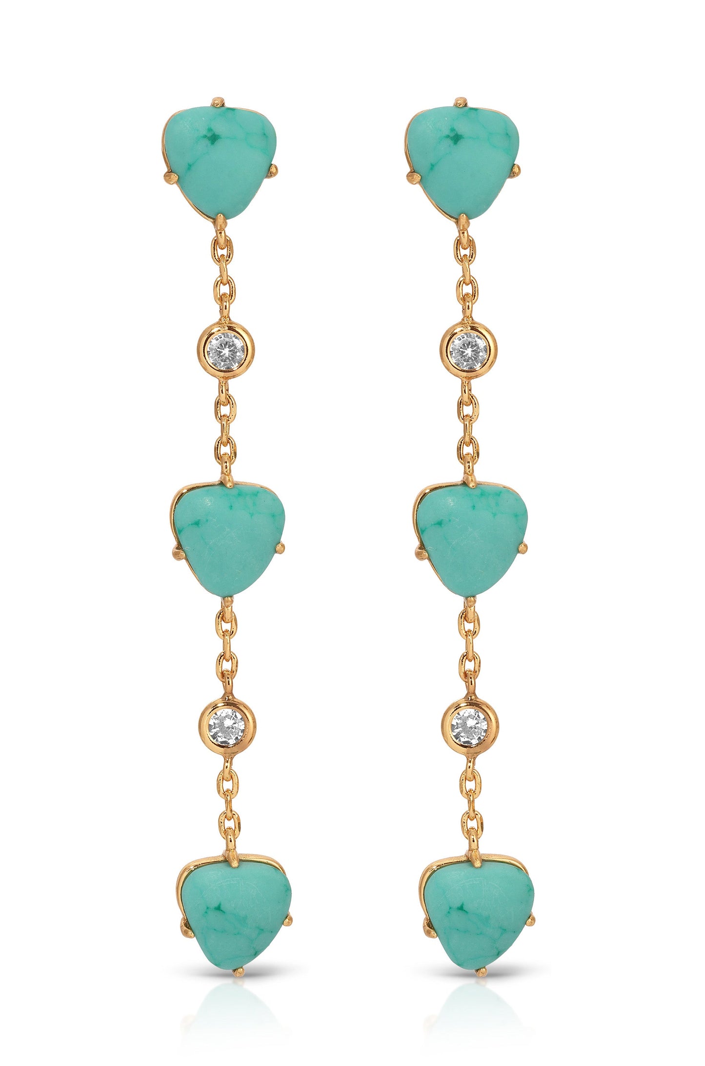 Turquoise Solstice Dangle Earrings
