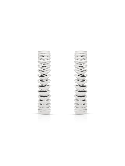 Large Metal Moderna Hoops