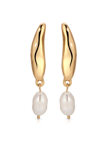 Liquid Luxe Pearl Earrings