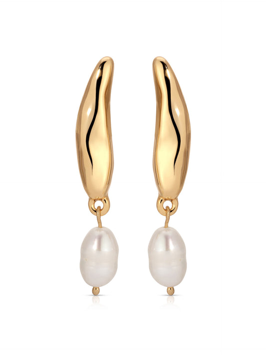 Liquid Luxe Pearl Earrings