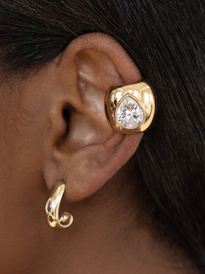 Bold Crystal Ear Cuff