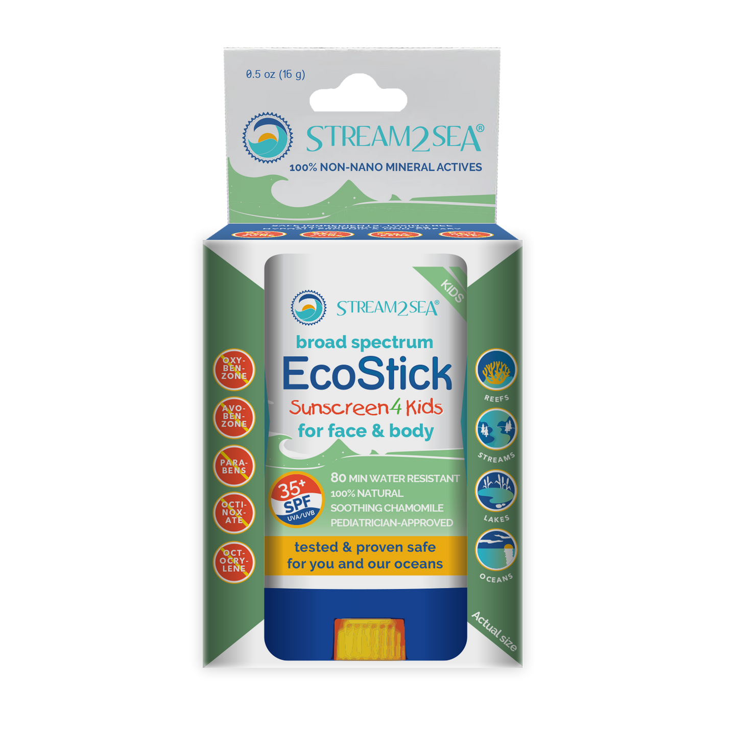EcoStick Sunscreen For Kids (w/ Eco-Safe Zinc™)