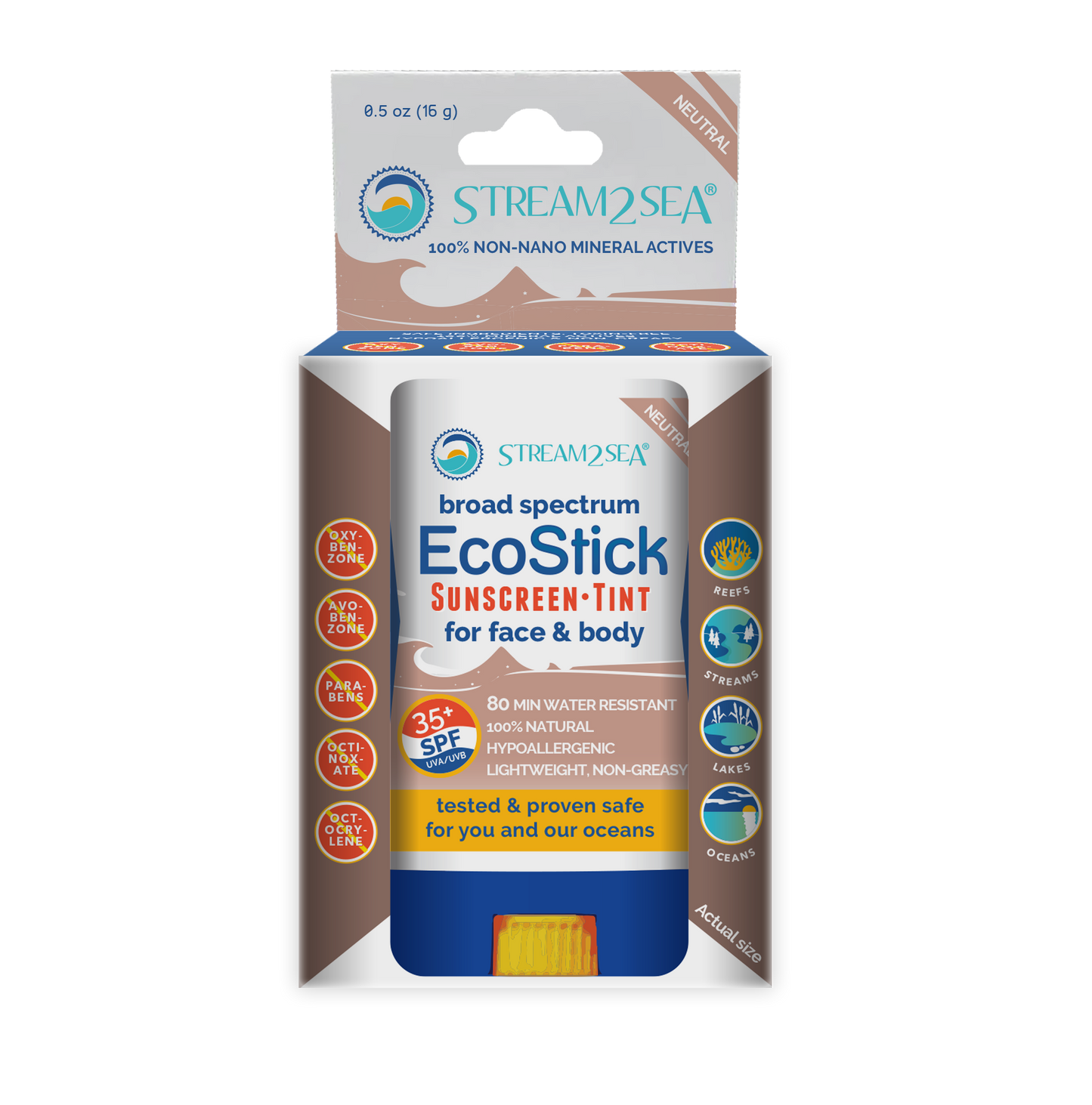 EcoStick Sunscreen - Tint (w/ Eco-Safe Zinc™)