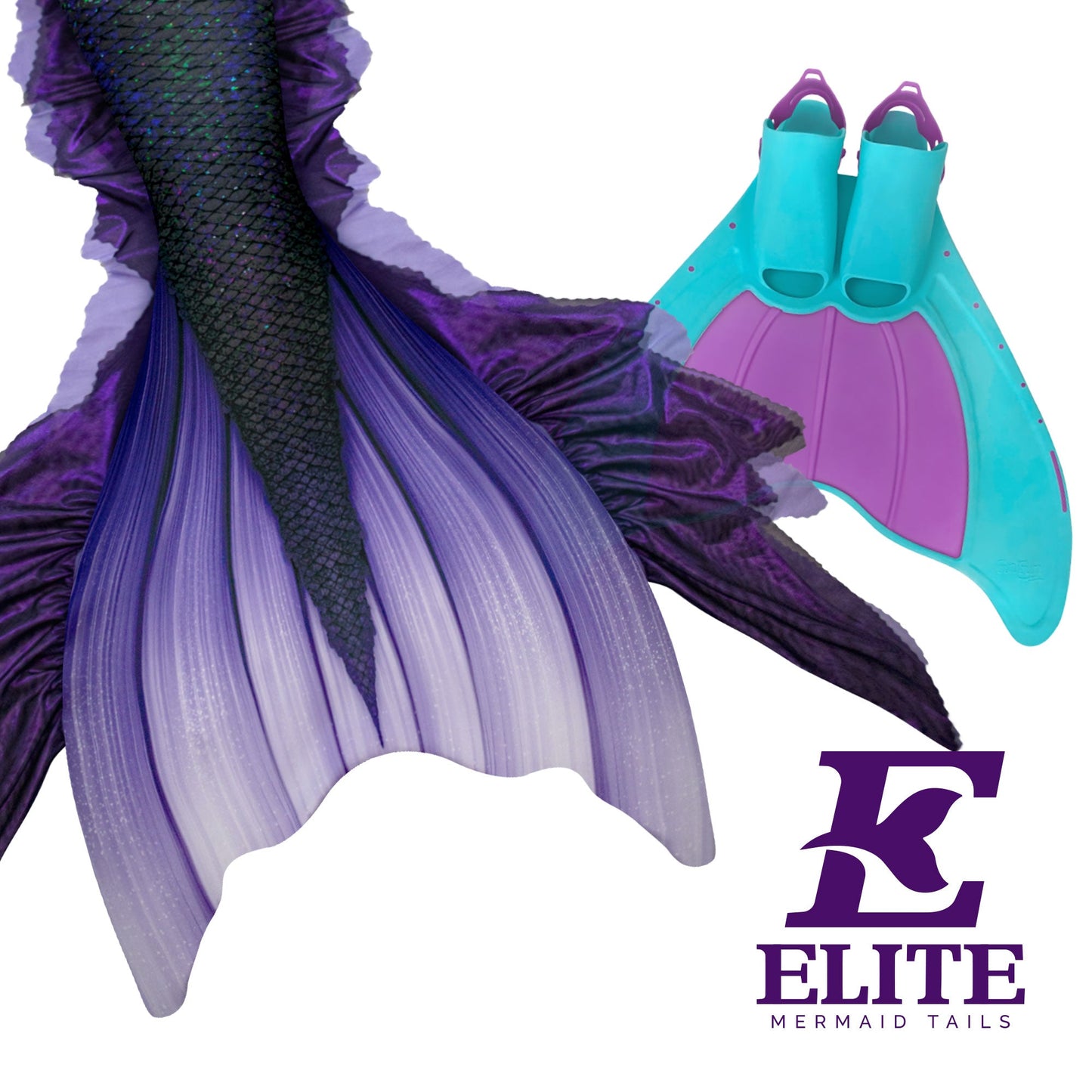 Midnight Athena Elite Mermaid Tail