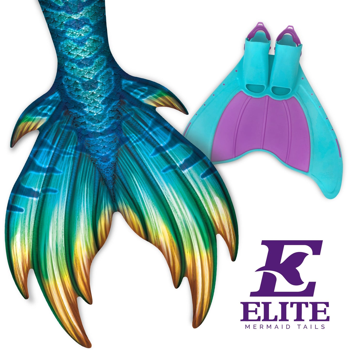 Jade Neptune Elite Mermaid Tail