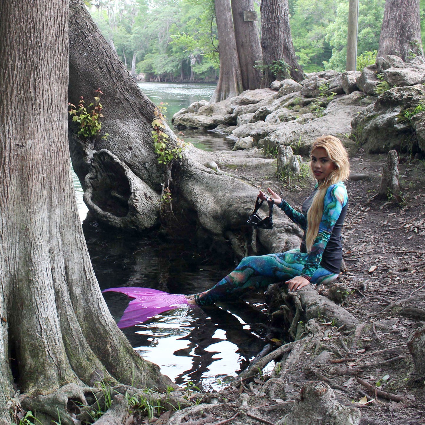 Abalone Mermaid Dive & Snorkel Leggings
