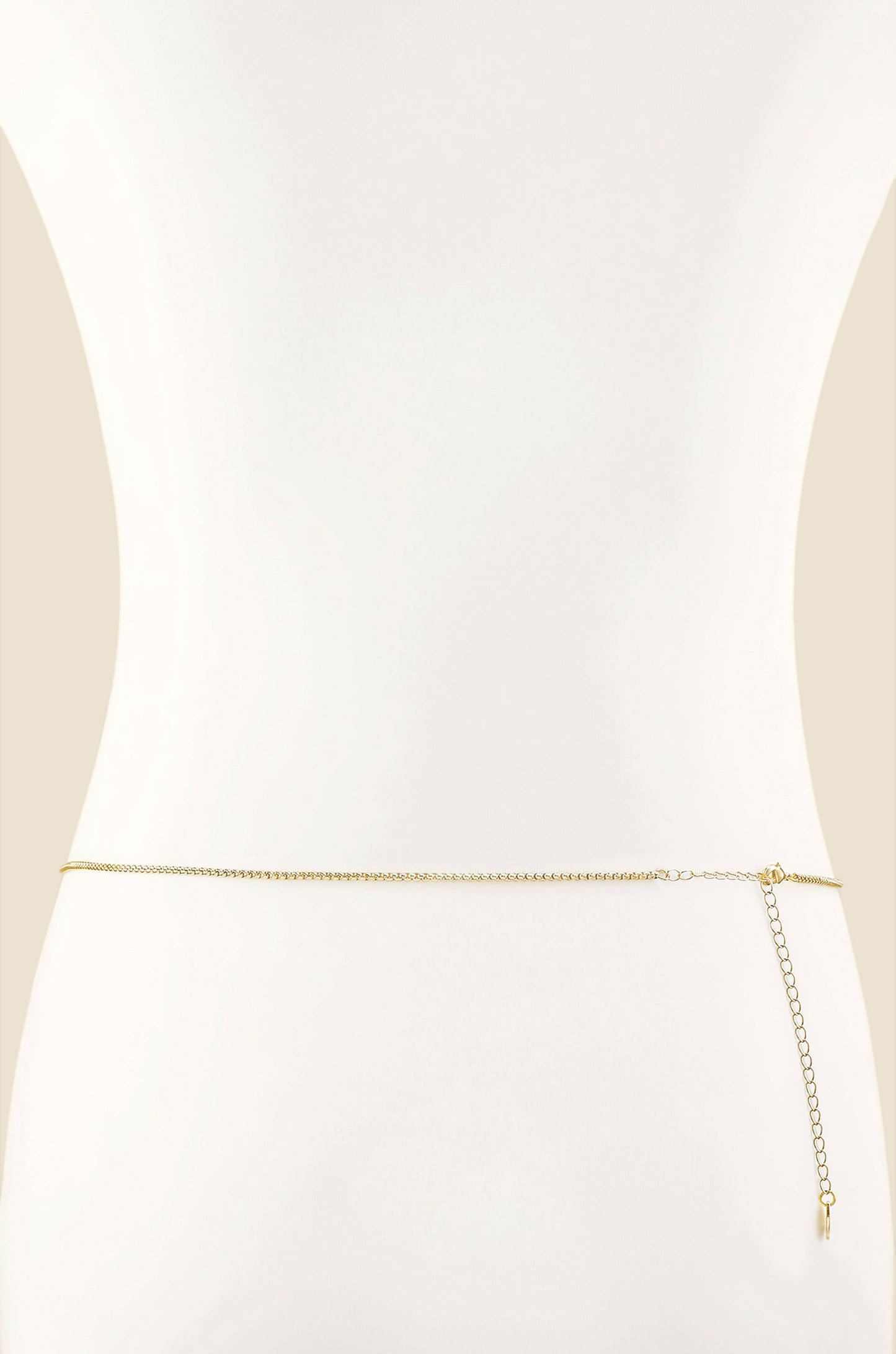 Single Strand Gold Plated Body Chain