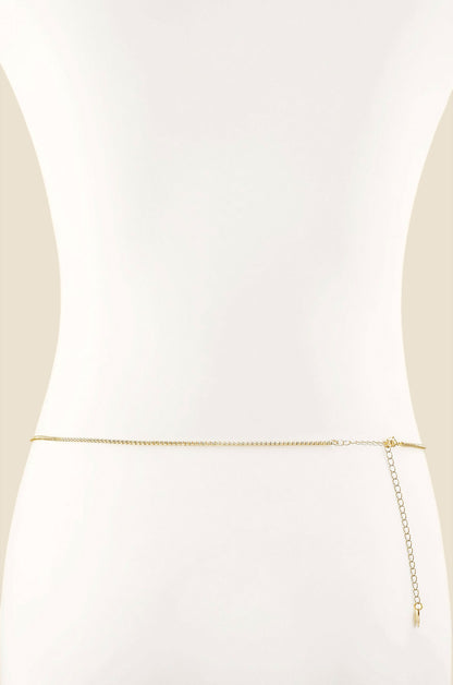 Single Strand Gold Plated Body Chain