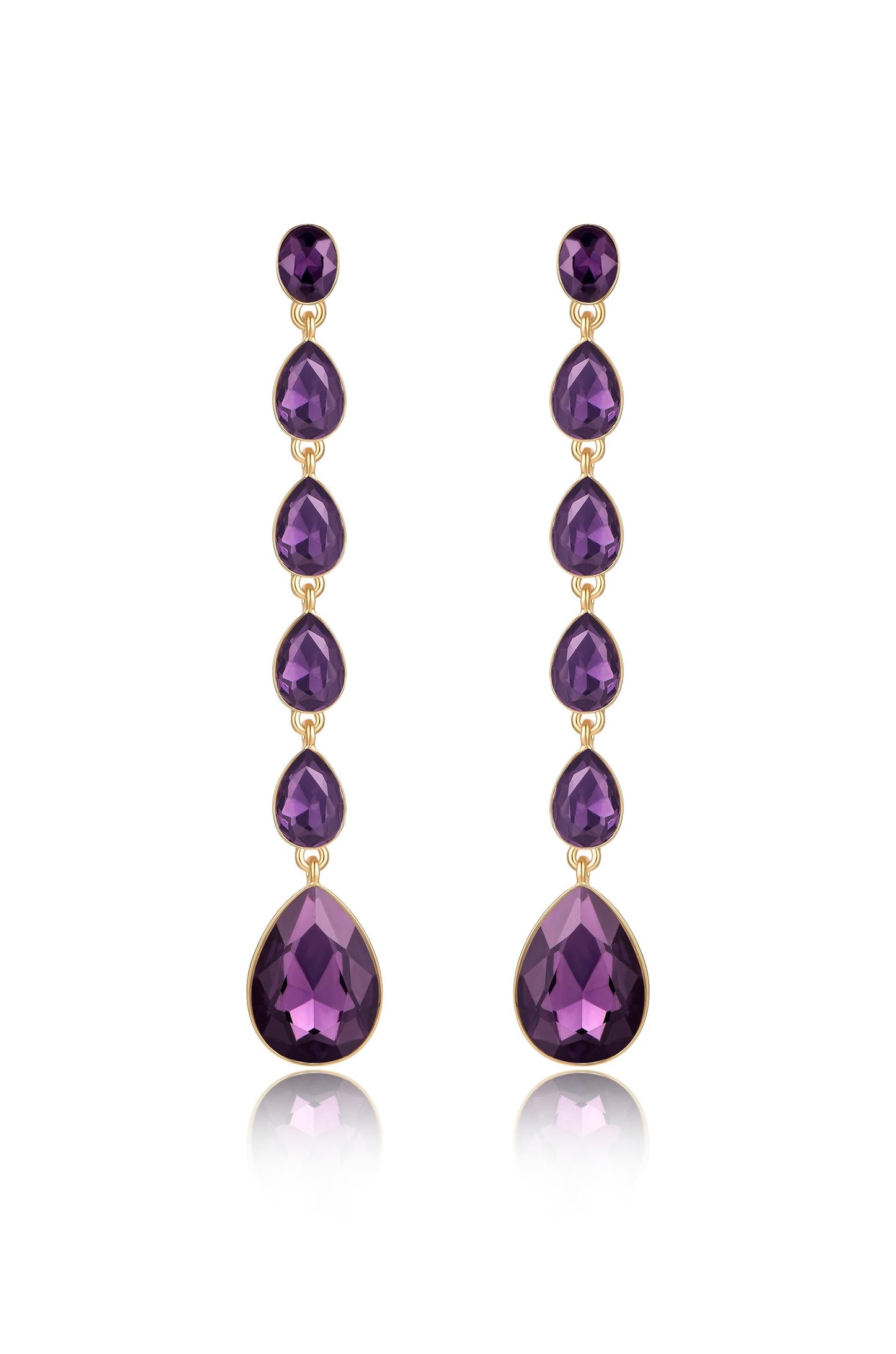 Crystallized Drop Earrings