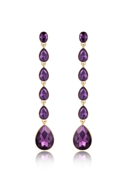Crystallized Drop Earrings