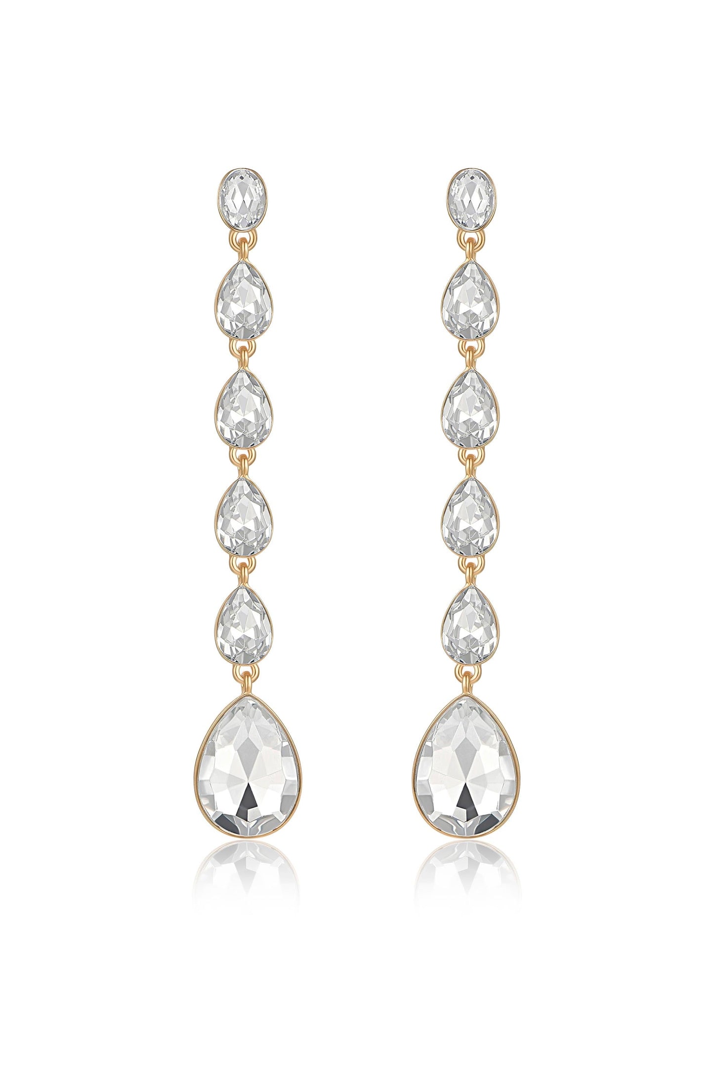Crystallized Drop Earrings