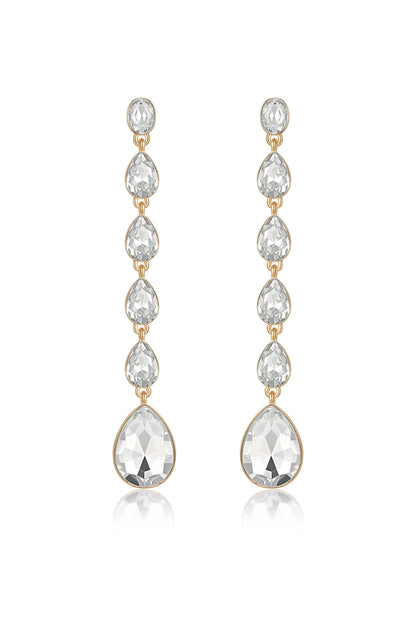 Crystallized Drop Earrings