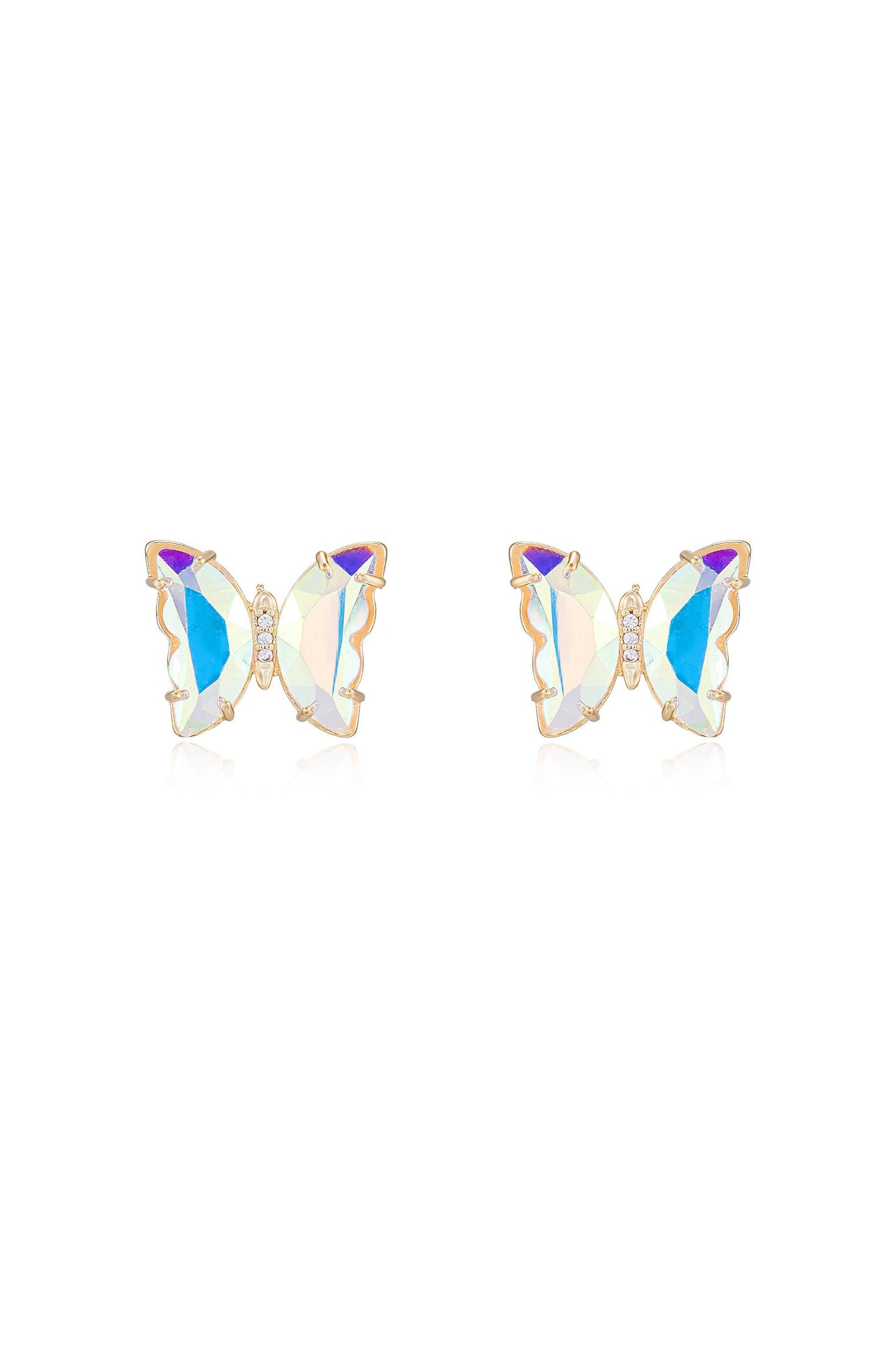 Flutter Away Crystal Earrings