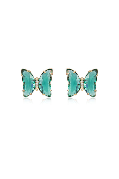 Flutter Away Crystal Earrings