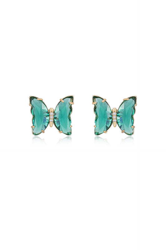 Flutter Away Crystal Earrings