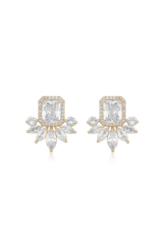 Shine Crystal Stud Earrings