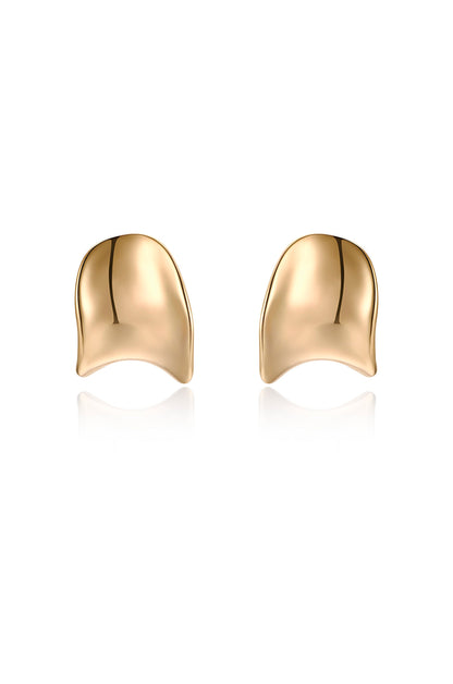 Curved Stud Earrings