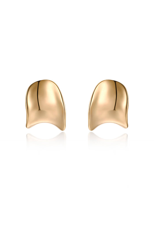 Curved Stud Earrings