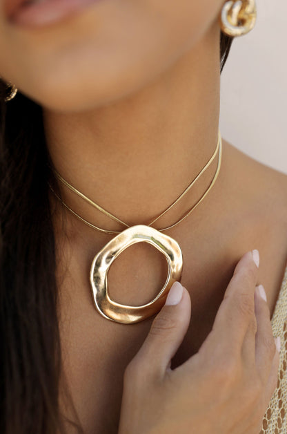 Open Circle Necklace