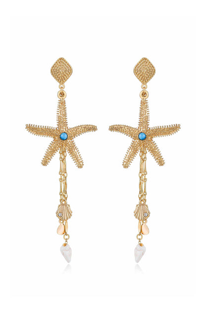 Starfish Seeker Drop Earrings