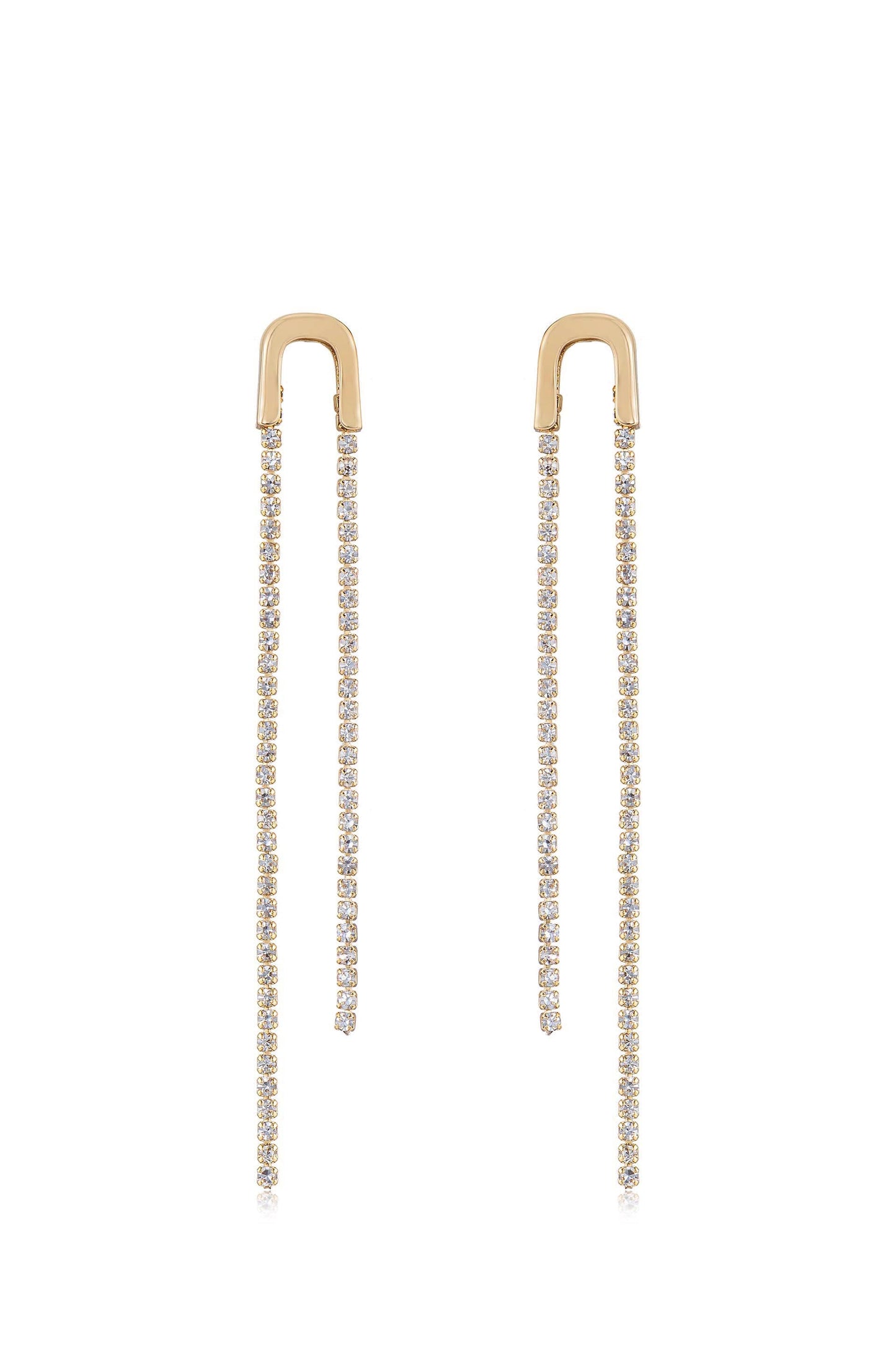 Double Chain Drop Earrings