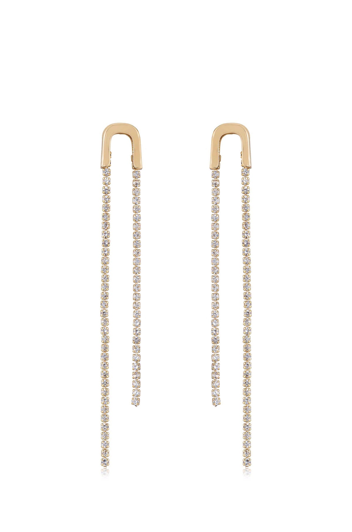Double Chain Drop Earrings