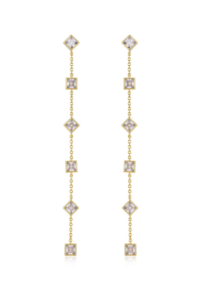 Geometric Linear Earrings