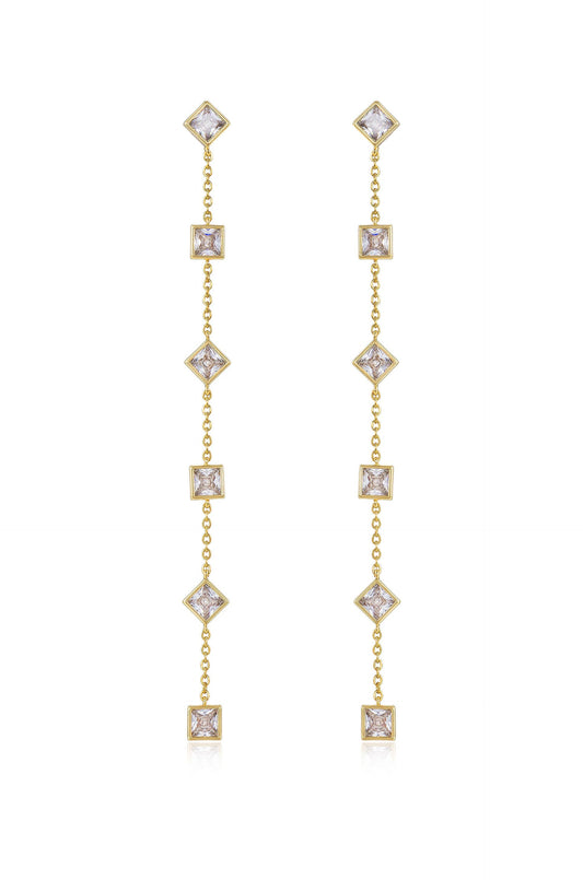 Geometric Linear Earrings