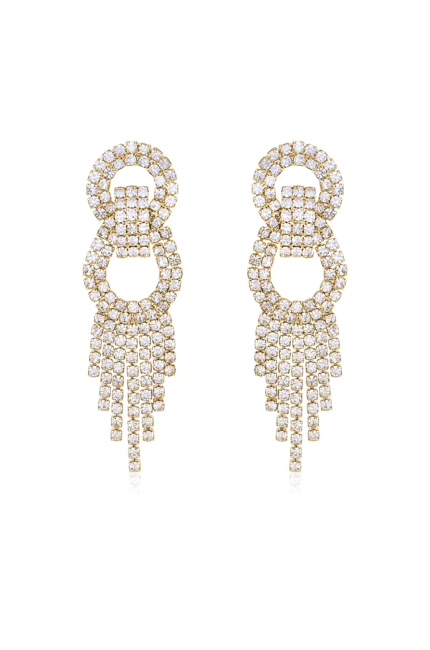 Crystal Gatsby Statement Earrings