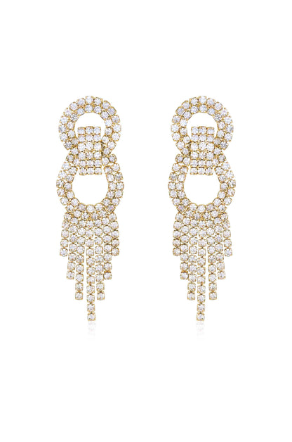 Crystal Gatsby Statement Earrings