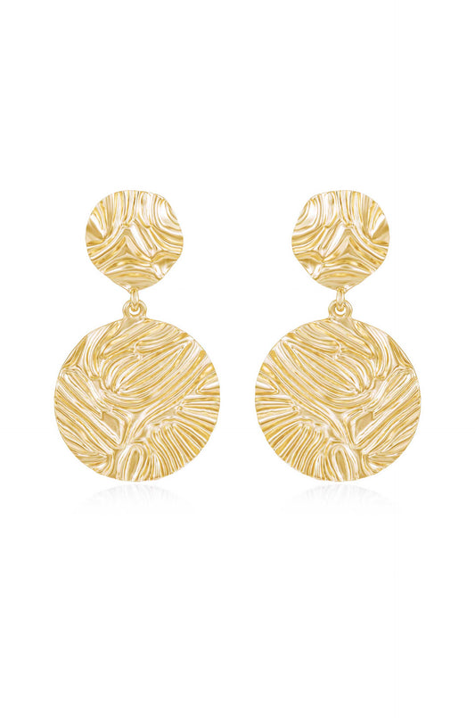 Textured Etching Earrings