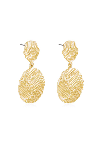Textured Etching Earrings