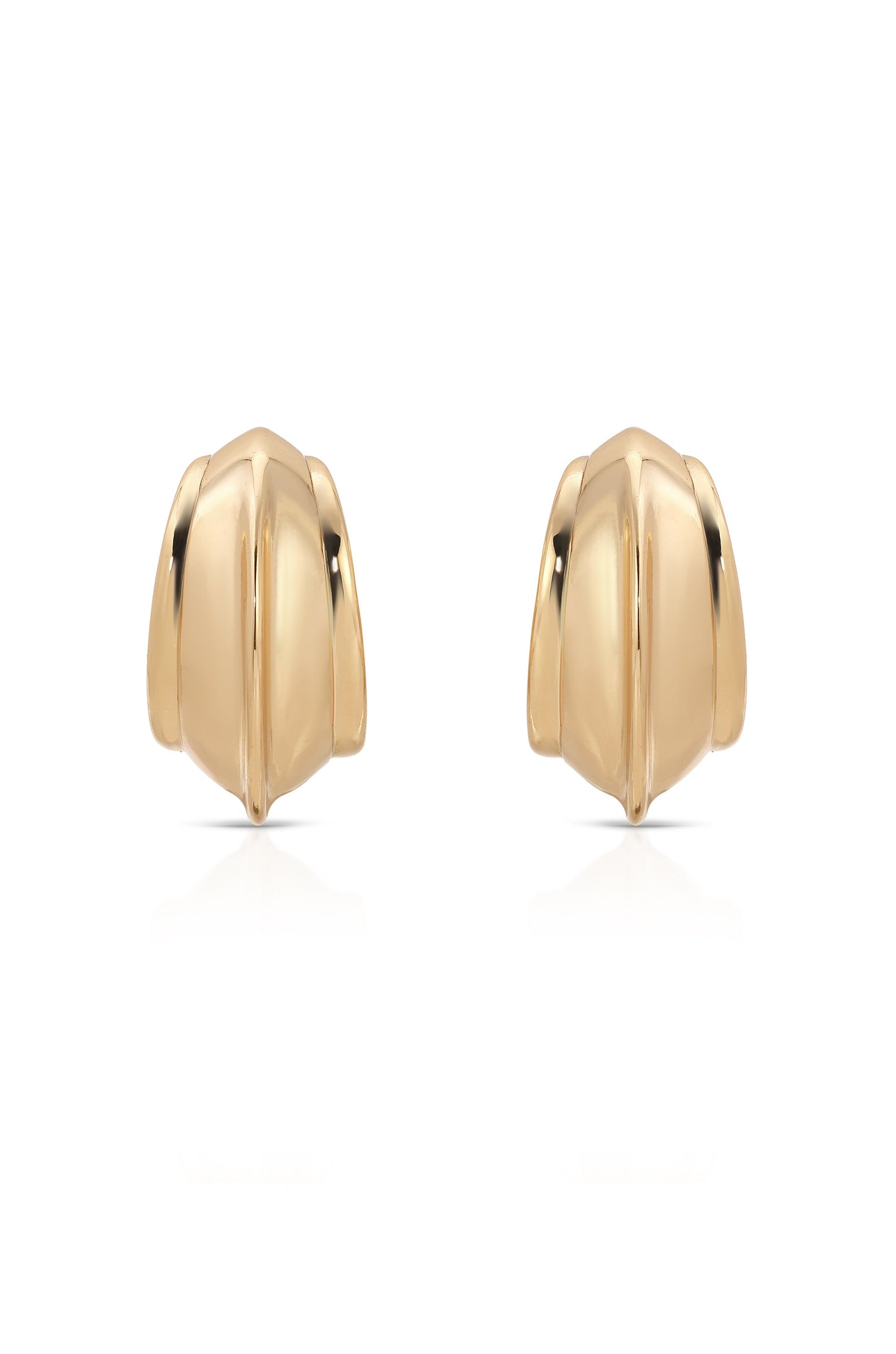 Simple Crescent Earrings