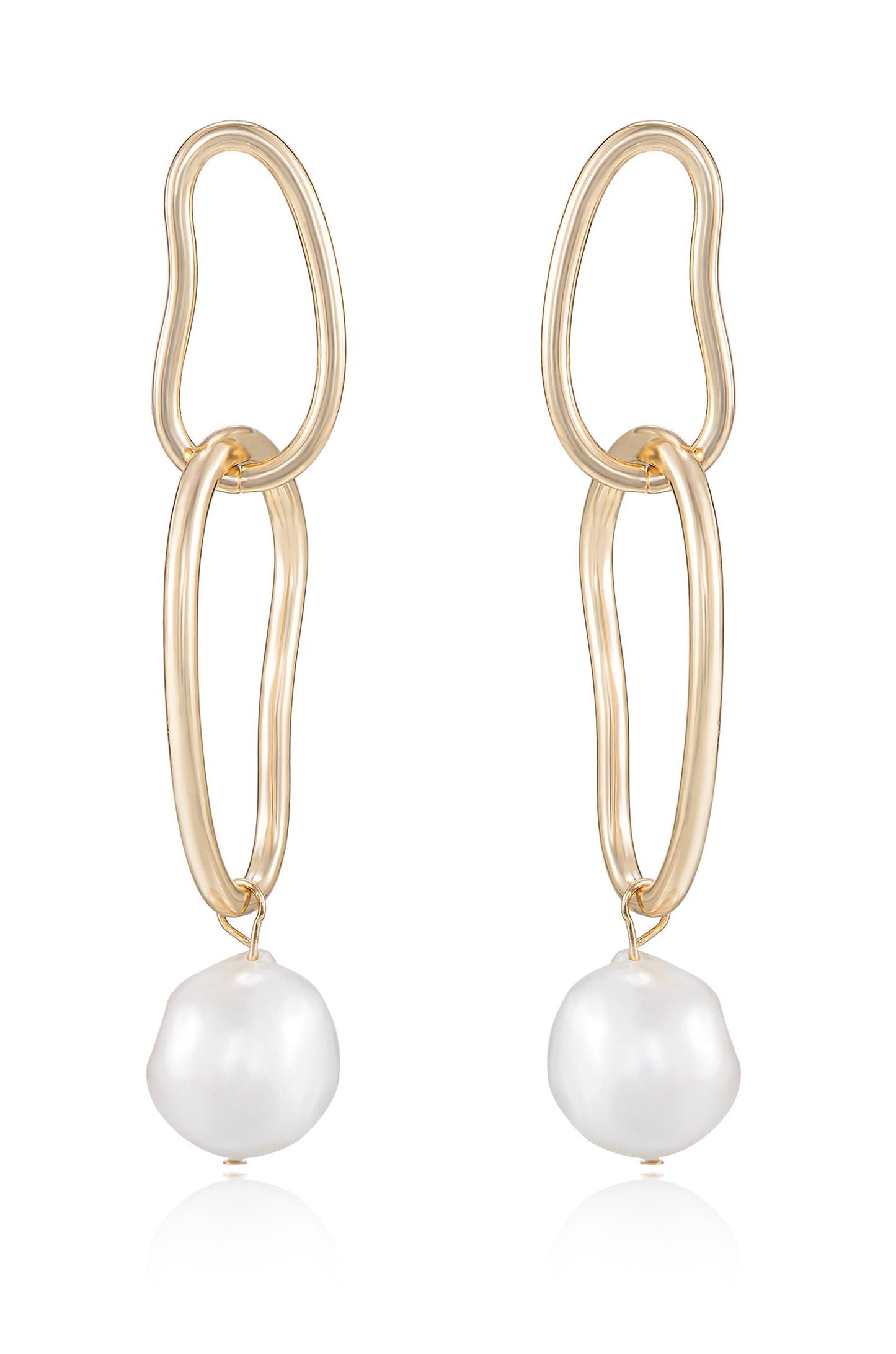 Mara Dangle Pearl Earrings