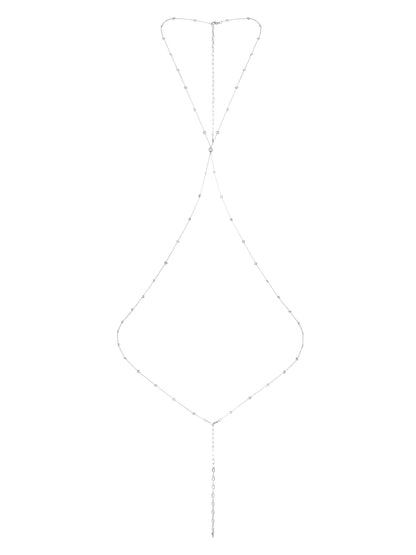 Simple Crystal X Body Chain