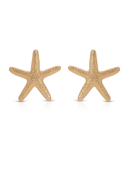 Statement Starfish Stud Earrings