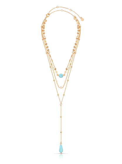 Forever Falling Turquoise Lariat