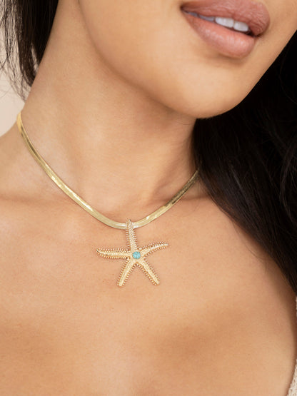 Mermaid Cove Starfish Necklace