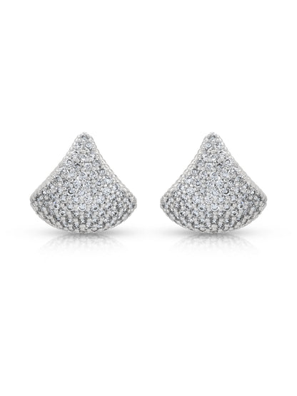 Pavé Encrusted Huggie Hoops