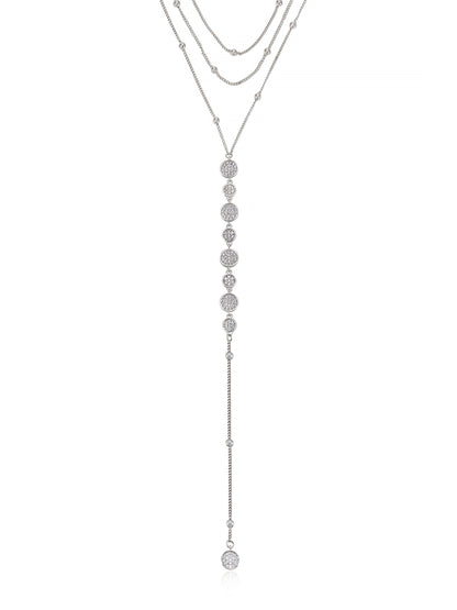 Bali Dreams Crystal Lariat Necklace