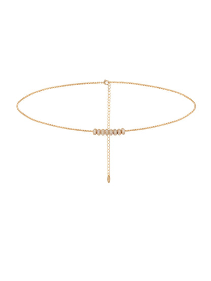 Single Strand Gold Plated Body Chain