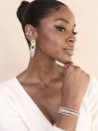 Crystal Strand Cuff