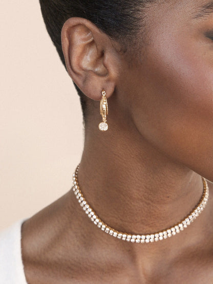 Boho Golden Hoop Earrings