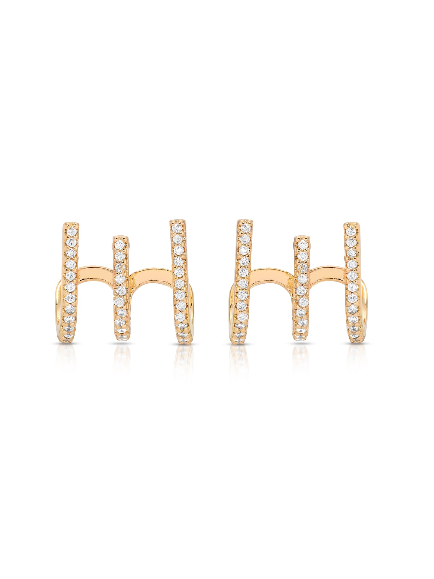 Sparkle Triple Illusion Ear Wrap